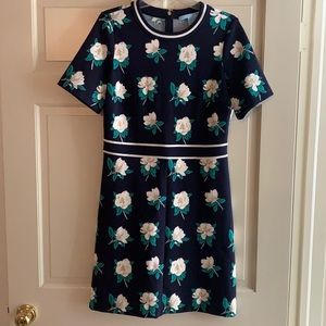 Draper James knit dress with magnolia flowers Excellent condition